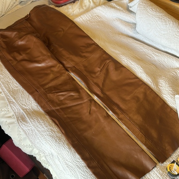 New Frontier leather pants size 4 EUC - Picture 5 of 7